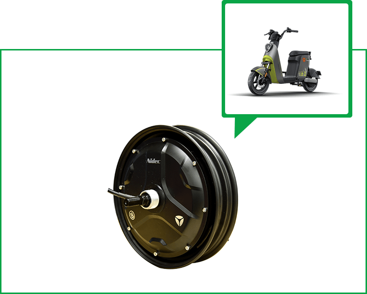 Electric-motorcycle motors