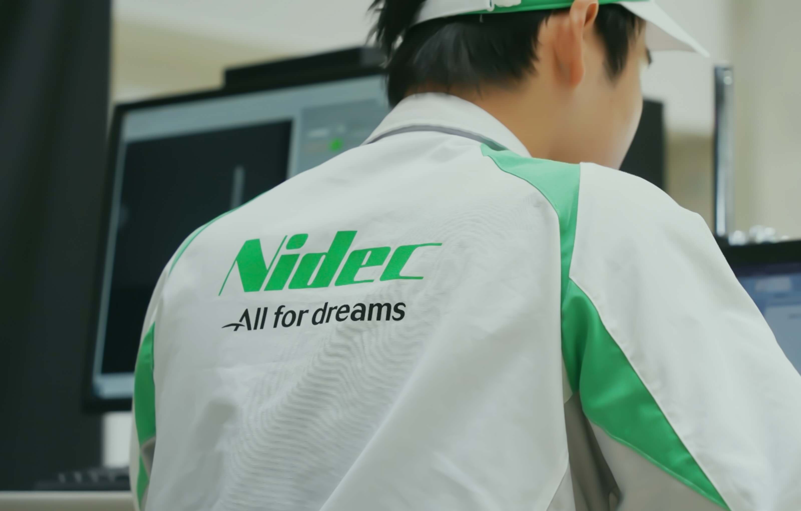 The five business fields that Nidec focuses on  to realize a sound material-cycle society